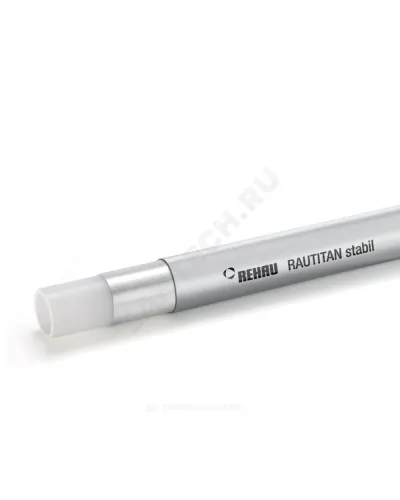 Труба PE-Xa/AI/PE серая Дн 25х3,7 Ру10 Тмакс=95C бухта 50м RAUTITAN stabil Rehau 11301411050
