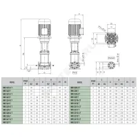 Насос многоступенчатый вертикальный NKV 32/3-2 T-IE3 PN32 3х380-415В/50 Гц DAB 60180197