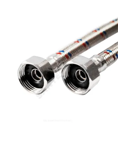 Подводка гибкая для воды нержавеющая оплетка 1/2 г-г L=0.3м VALFEX S/S 30сm В-В