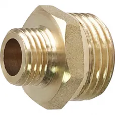 Ниппель латунь переходной Ду 25х15 (1"х1/2") НР VALFEX VF.580.L.100.012
