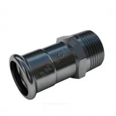 Переход сталь нерж AISI 304 Дн 22х1/2" Ру16 пресс/НР >A< Press Inox IBP PS24243G0220400