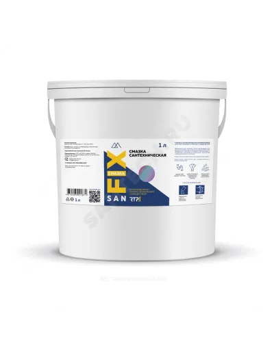 Смазка сантехническая 1л ведро SANFIX 41677