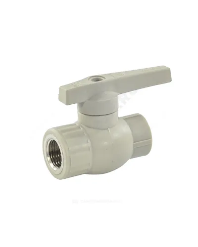 Кран шаровой PP-R серый Дн 25х3/4 ВР VALFEX 10142534Г