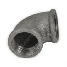 Угольник проходной чугун Ду 15 (1/2") ВР/ВР Fittex