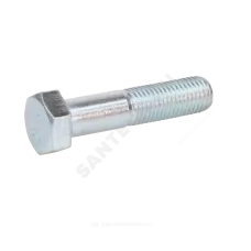 Болт стальной оц М10х80 к.п. 5.8 шестигранный вес DIN 931 (ГОСТ 7798-70)