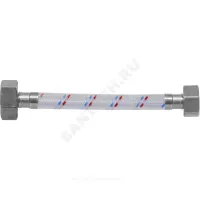 Подводка гибкая для воды нейлоновая оплетка ГИГАНТ 3/4"-1" г-г L=0.2м Центр Сантехники (Подольск) ГП002382