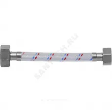 Подводка гибкая для воды нейлоновая оплетка ГИГАНТ 3/4"-1" г-г L=0.2м Центр Сантехники (Подольск) ГП002382
