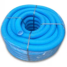 Воздуховод круглый D75 L=50м бухта гофрированный пластик HeatWay FL75-50-S