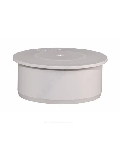 Заглушка PP-MD бесшумная светло-серая Skolan Safe SKM Дн 200 (DN200) б/нап Ostendorf 338620