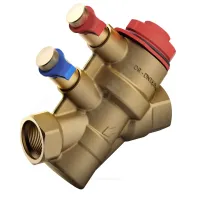 Клапан балансировочный автомат латунь Dynamic Ду 15 Rp1/2" Ру25 ВР без ниппелей BROEN 4360000L-000001 .