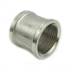 Муфта латунь никель Ду 32 (1 1/4") ВР/ВР SantechSystems