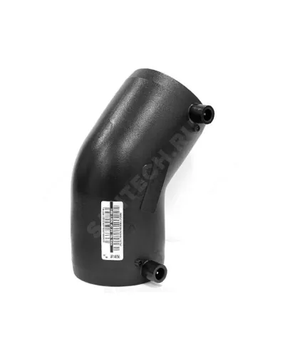 Отвод электросварной ПЭ100 Дн 110х45гр Ру25 SDR7,4 EUROSTANDARD 2116250110