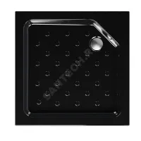 Поддон душевой акриловый квадрат Universal BLACK N 900х900х160 с противоскользящим покрытием МетаКам АПS_013576