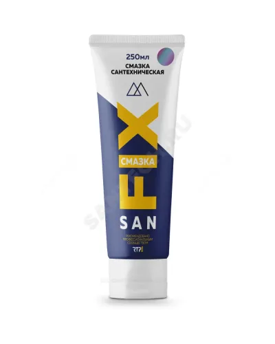 Смазка сантехническая 250мл тюбик SANFIX 40720