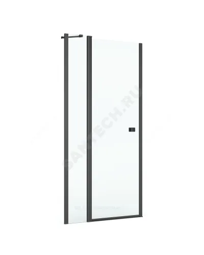 Дверь душевая Capital 1000х1950мм прозрачное стекло профиль черный Roca M4610016M