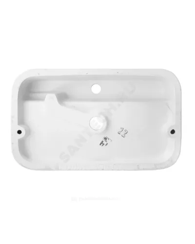 Умывальник мебельный Infinity SLF 60 1 отверстие под смеситель по центру белый Sanita Luxe WB.CT/Infinity/60-C.Shelf/WHT.G/S1