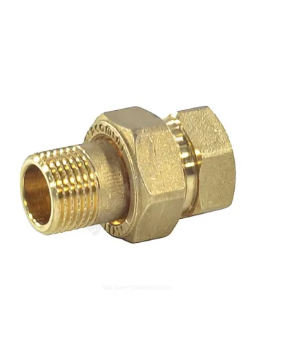 Соединитель латунь американка Ду 25 (1) прямой ВР/НР R18 Giacomini R18Y005