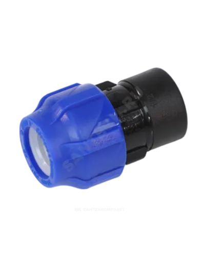 Муфта компрессионная ПЭ Дн 32х3/4 ВР Ру16 VALFEX 121001232034