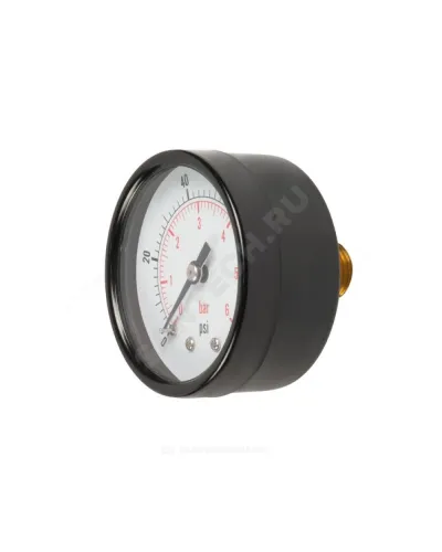 Манометр осевой Дк50мм 0-6 бар G1/4 Unipump 43989