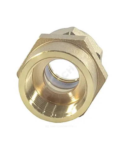 Муфта латунь 15Aх1/2 обжим/ВР STAHLMANN SSFL1501/2BEF