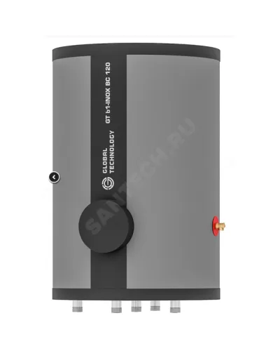 Бойлер косвенного нагрева 120 л GT inox bc 120 1 т/о возможна установка ТЭН GlobalTechnology 1221120