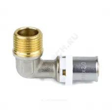 Угольник МП латунь никель пресс Дн 16х1/2"х90гр НР ГОСТ 32415-2013 8006 Aquasfera 8006-01