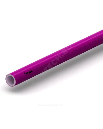 Труба PE-Xa/EVOH Дн 20х2,8 Ру10 Тмакс=95C бухта 120м pink Рехау 11360523120