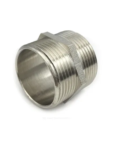 Ниппель латунь никель Ду 40 (1 1/2) НР SantechSystems