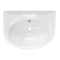 Умывальник подвесной Classic 65 1 отверстие под смеситель по центру белый Sanita Luxe WB.PD/Classic/65-C/WHT.G/S1
