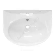 Умывальник подвесной Classic 65 1 отверстие под смеситель по центру белый Sanita Luxe WB.PD/Classic/65-C/WHT.G/S1