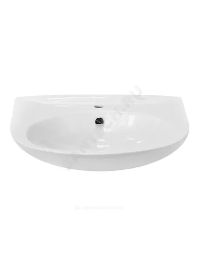Умывальник подвесной Classic 65 1 отверстие под смеситель по центру белый Sanita Luxe WB.PD/Classic/65-C/WHT.G/S1