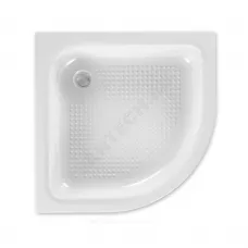 Поддон душевой акриловый полукруглый Classic S 800х800х300 с противоскользящим покрытием белый МетаКам АПS_011740