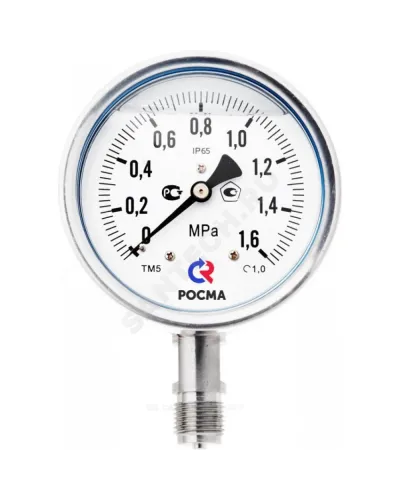 Манометр ТМ-321P.00 радиальный Дк63мм 0-0,6 МПа кл.1,5 G1/4 Росма 00000006731