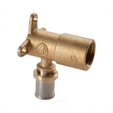 Водорозетка для МП/PE-X труб латунь пресс Дн 16х1/2" ВР RM139 Giacomini RM139Y033