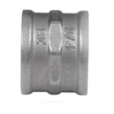 Муфта латунь никель Ду 40 (1 1/2") ВР/ВР 9018 ГОСТ 32585-2013 Aquasfera 9018-05