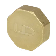 Заглушка латунь Ду 15 (1/2") ВР LD LD.65.504.15