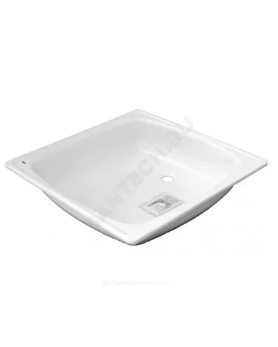 Поддон душевой стальной квадрат Standart 800х800х130 гладкий белый White Wave (Караганда)