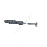 Шуруп с шестигранной головкой D6х60/10х50 с дюбелем