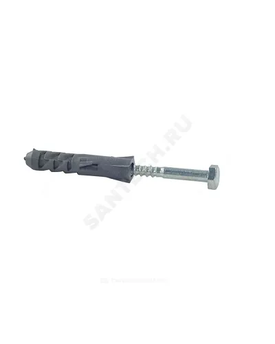 Шуруп с шестигранной головкой D6х60/10х50 с дюбелем