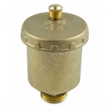 Воздухоотводчик автоматический латунь 5003 Ду 15 Ру10 G1/2" НР прямой Aquasfera 5003-01