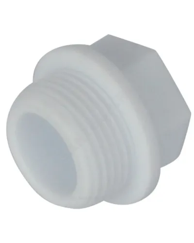 Заглушка (пробка) PP-R белая Дн 25х3/4 НР VALFEX 10163025