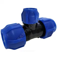 Тройник компрессионная ПЭ переходной Дн 25х20 Ру16 VALFEX 1210012252025
