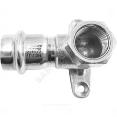 Водорозетка сталь нерж AISI 304 Дн 15х1/2" пресс/ВР SantechSystems