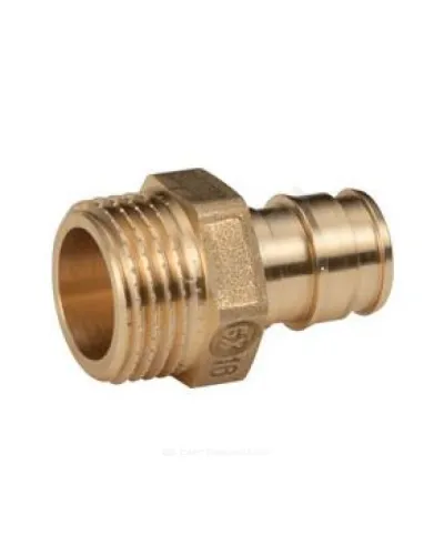 Муфта для PE-X труб радиальная латунь Дн 20х3/4 НР GX107 Giacomini GX107Y044