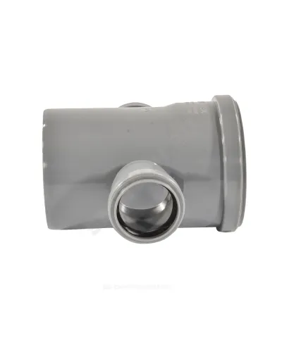 Крестовина PP-H 1-плоскостная серый Дн 110х50х50х87гр б/нап в/к VALFEX 27211550