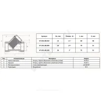 Фильтр сетчатый Y-образный латунь Ду 15 Ру25 Тмакс=150 oC 1/2" ВР 46Б5фт1 под пломбу VALFEX VF.192.L00.012