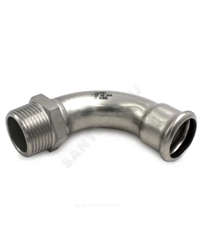 Отвод сталь нерж AISI 316L 90гр Дн 35х1 1/4 Ру16 пресс/НР Inoxpres RM 186114035
