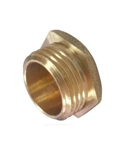 Заглушка латунь Ду 32 (1 1/4) НР VALFEX VF.583.L.114