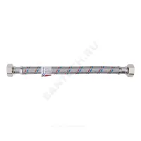 Подводка гибкая для воды нержавеющая оплетка ГИГАНТ 3/4" г-г L=0.3м AQUALINE 04946