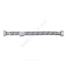 Подводка гибкая для воды нержавеющая оплетка ГИГАНТ 3/4" г-г L=0.3м AQUALINE 04946